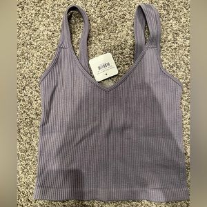 Dynamite Lilac Crop Top